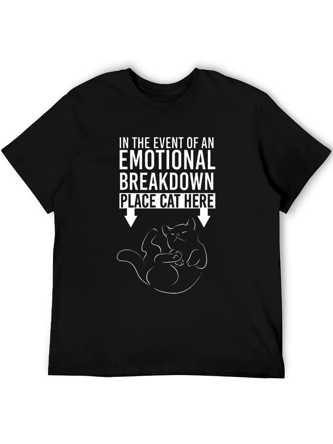 Emotional Breakdown Cat T-Shirt
