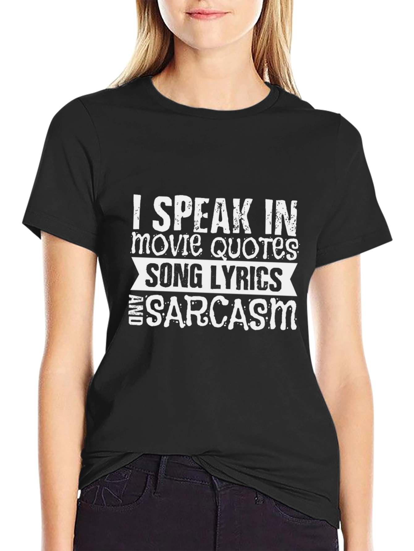 Funny I Speak In Movie Quotes... Graphic Tee