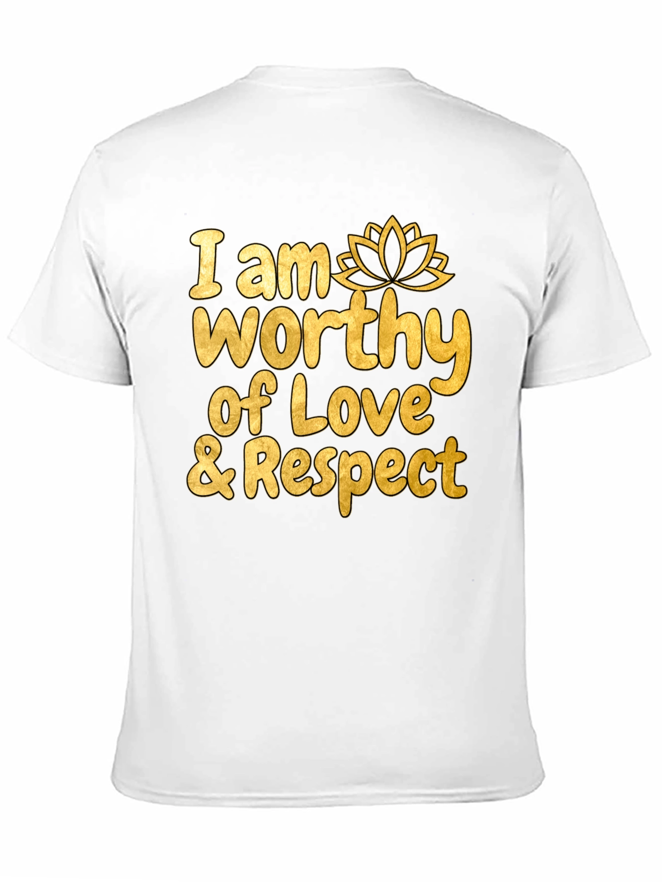 Worthy of Love & Respect Black Graphic Tee