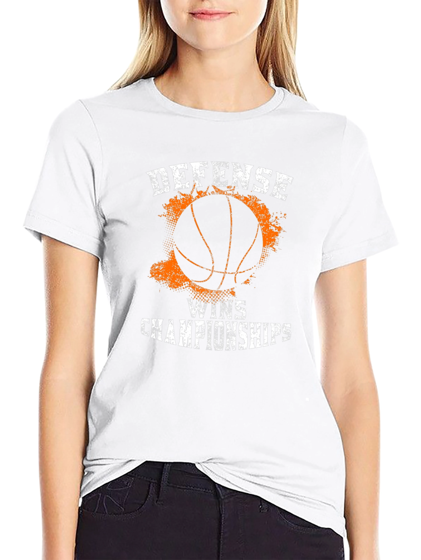 Defense Wins Championships Basketball T-Shirt