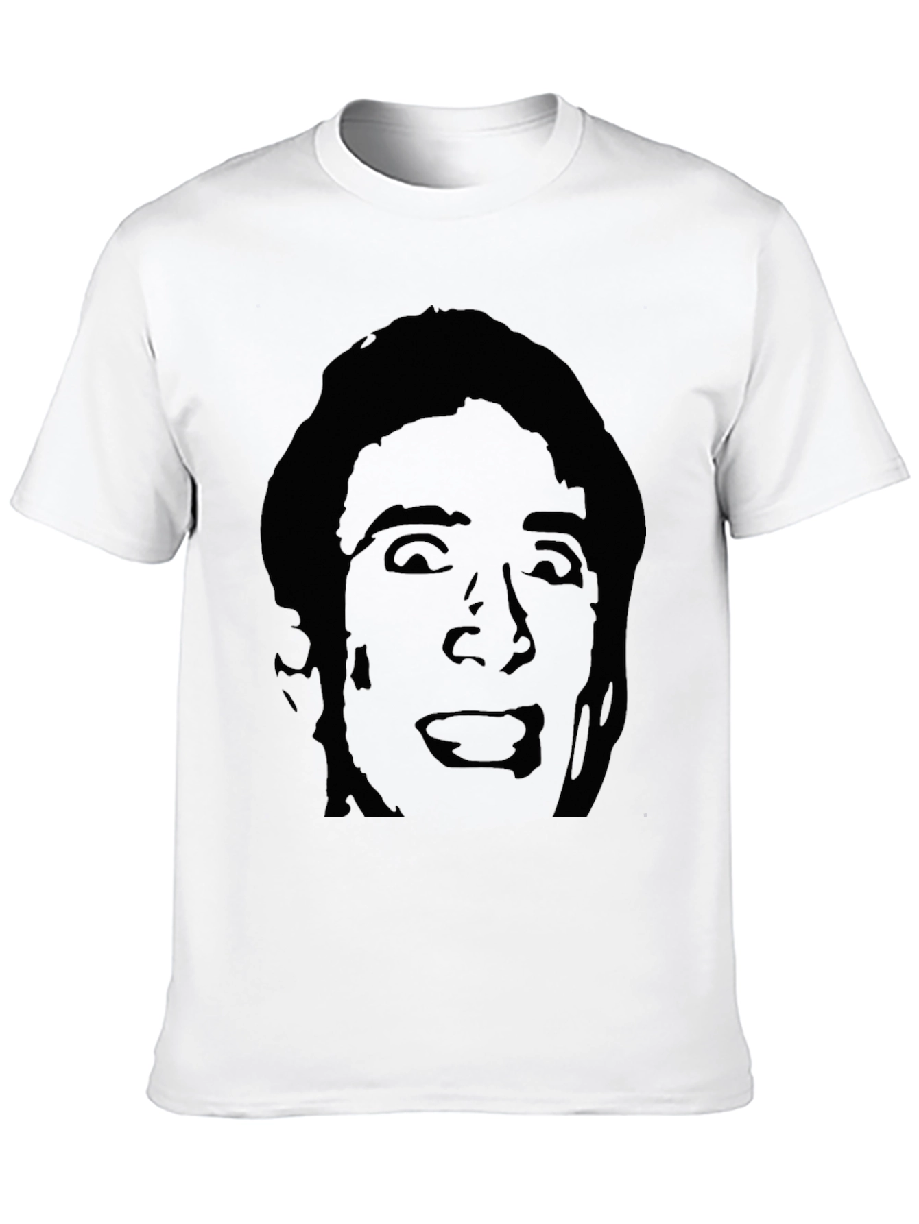 Nicolas Cage Silhouette T-Shirt - Black Graphic Tee
