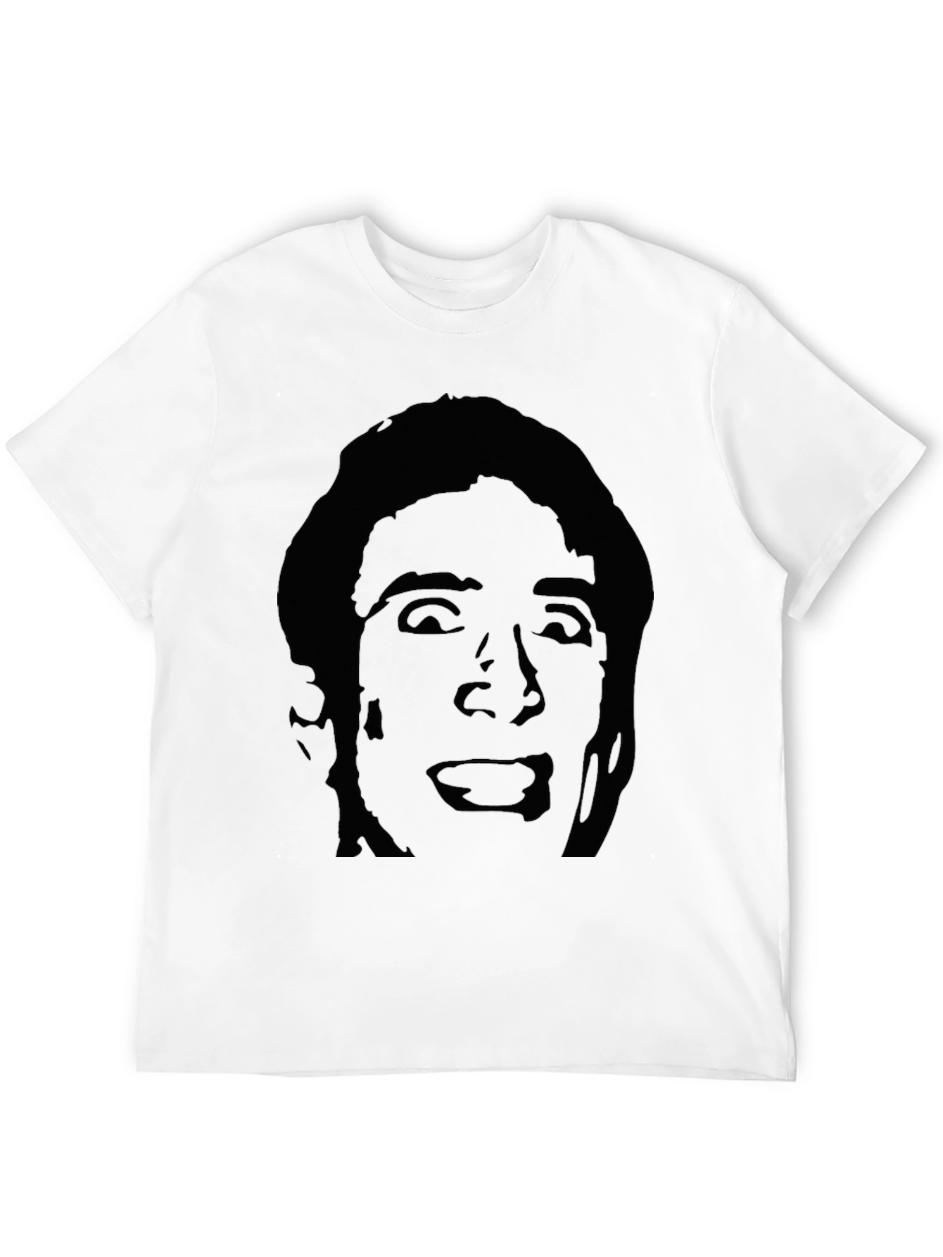 Nicolas Cage Silhouette T-Shirt - Black Graphic Tee