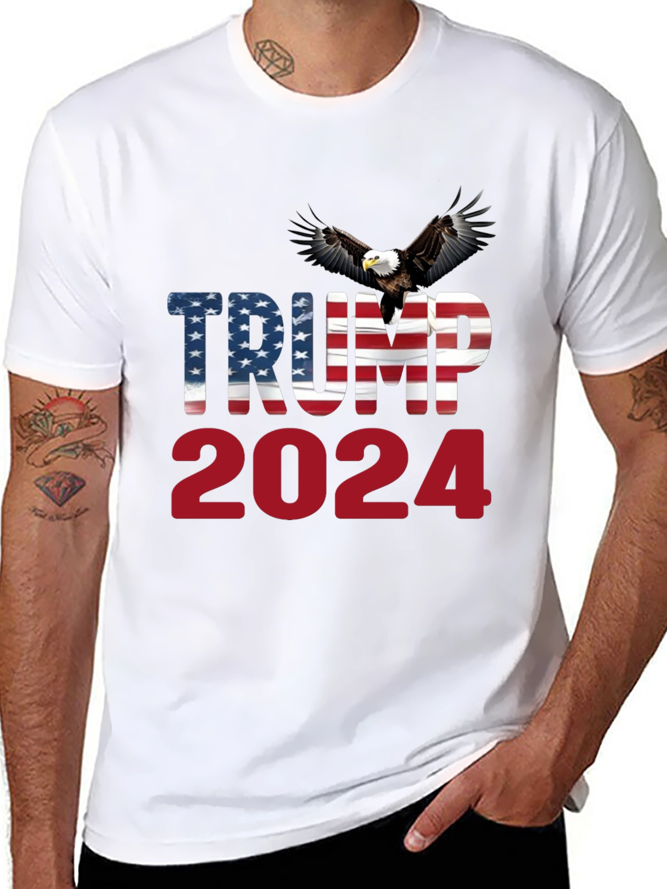 Trump 2024 Eagle Graphic T-Shirt
