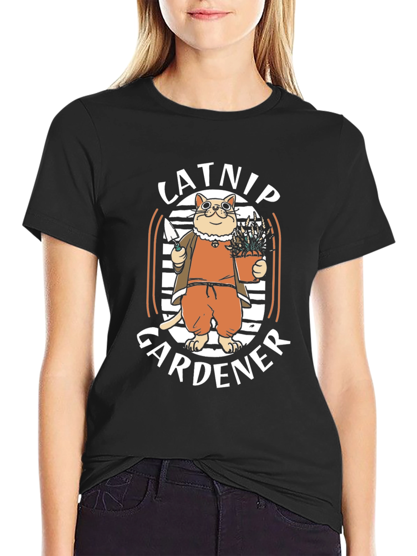 Catnip Gardener T-Shirt - Humorous Cat Lover Tee