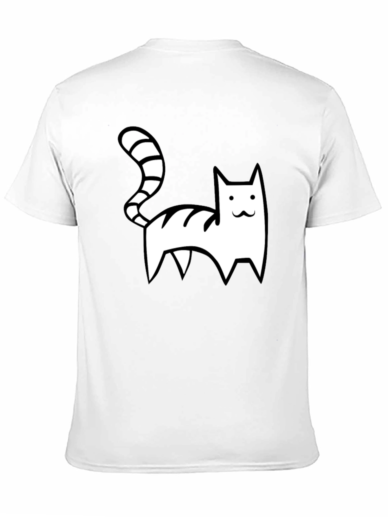 Cool Cat Graphic Tee - Black Casual Shirt