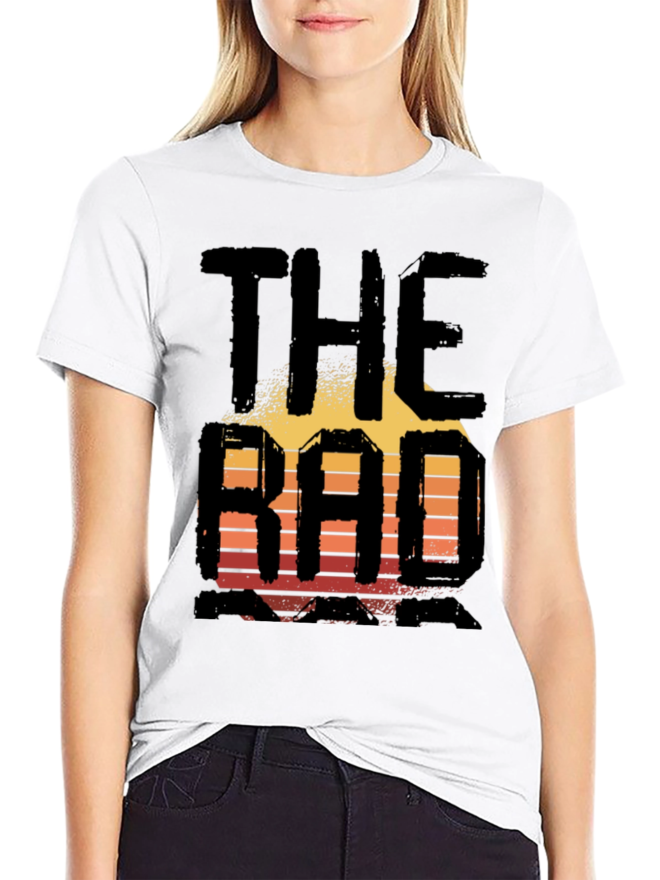 The Rad Dad Retro Sunset Graphic T-Shirt