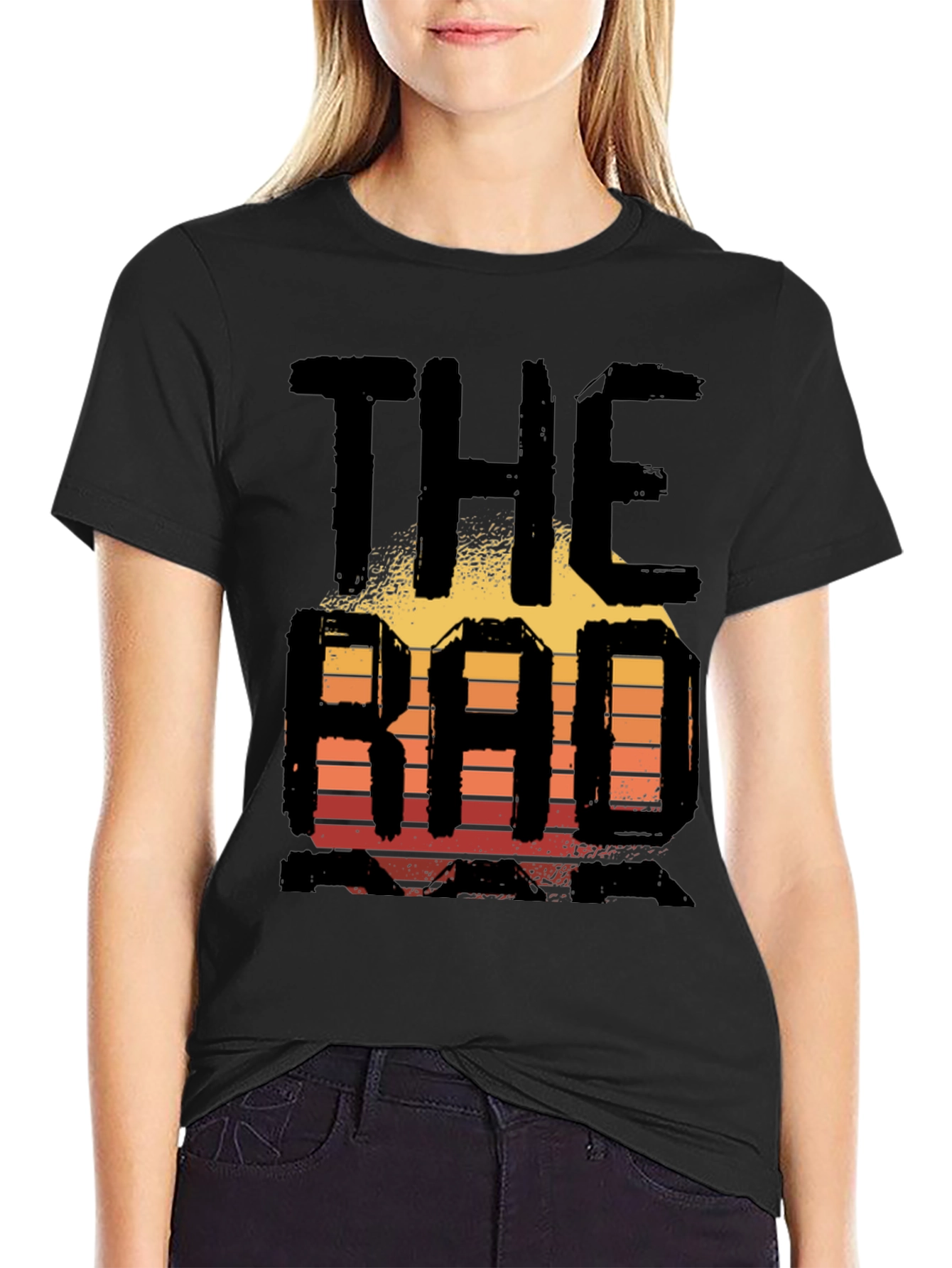 The Rad Dad Retro Sunset Graphic T-Shirt