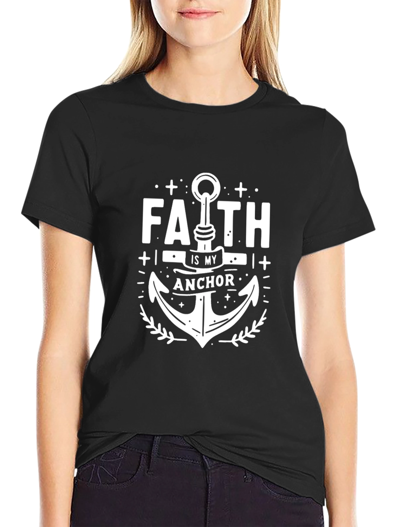 Faith Is My Anchor Graphic T-Shirt