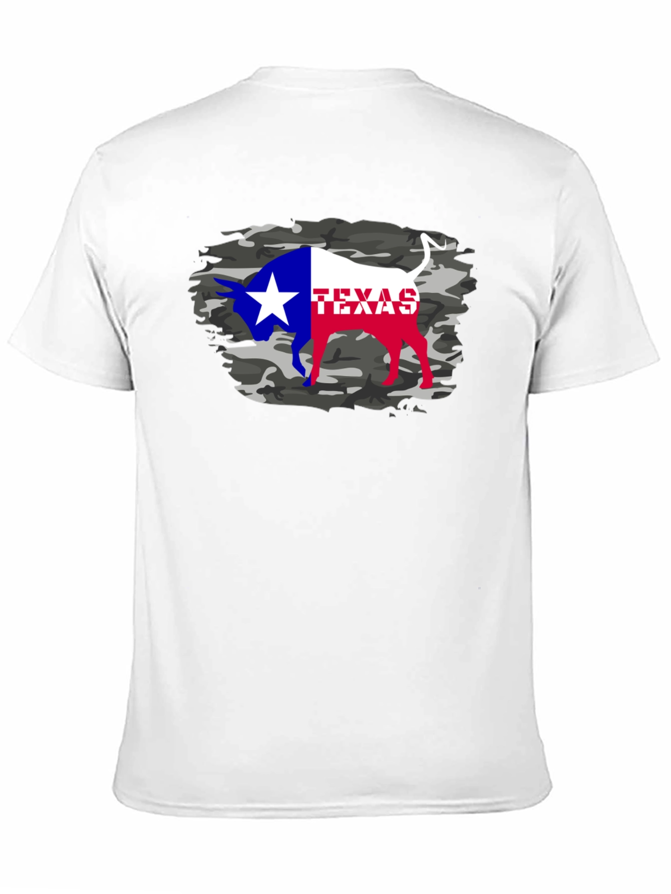 Texas Bull Camo T-Shirt