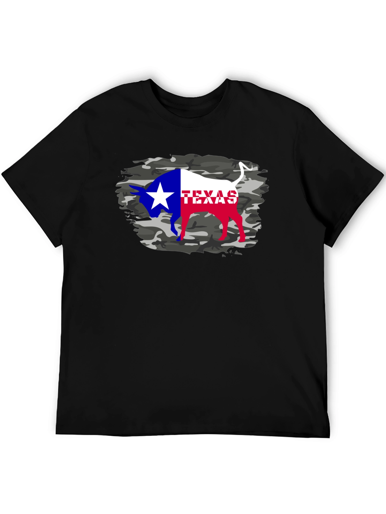 Texas Bull Camo T-Shirt
