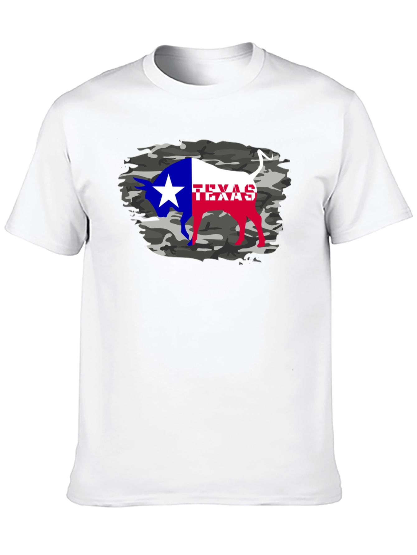 Texas Bull Camo T-Shirt