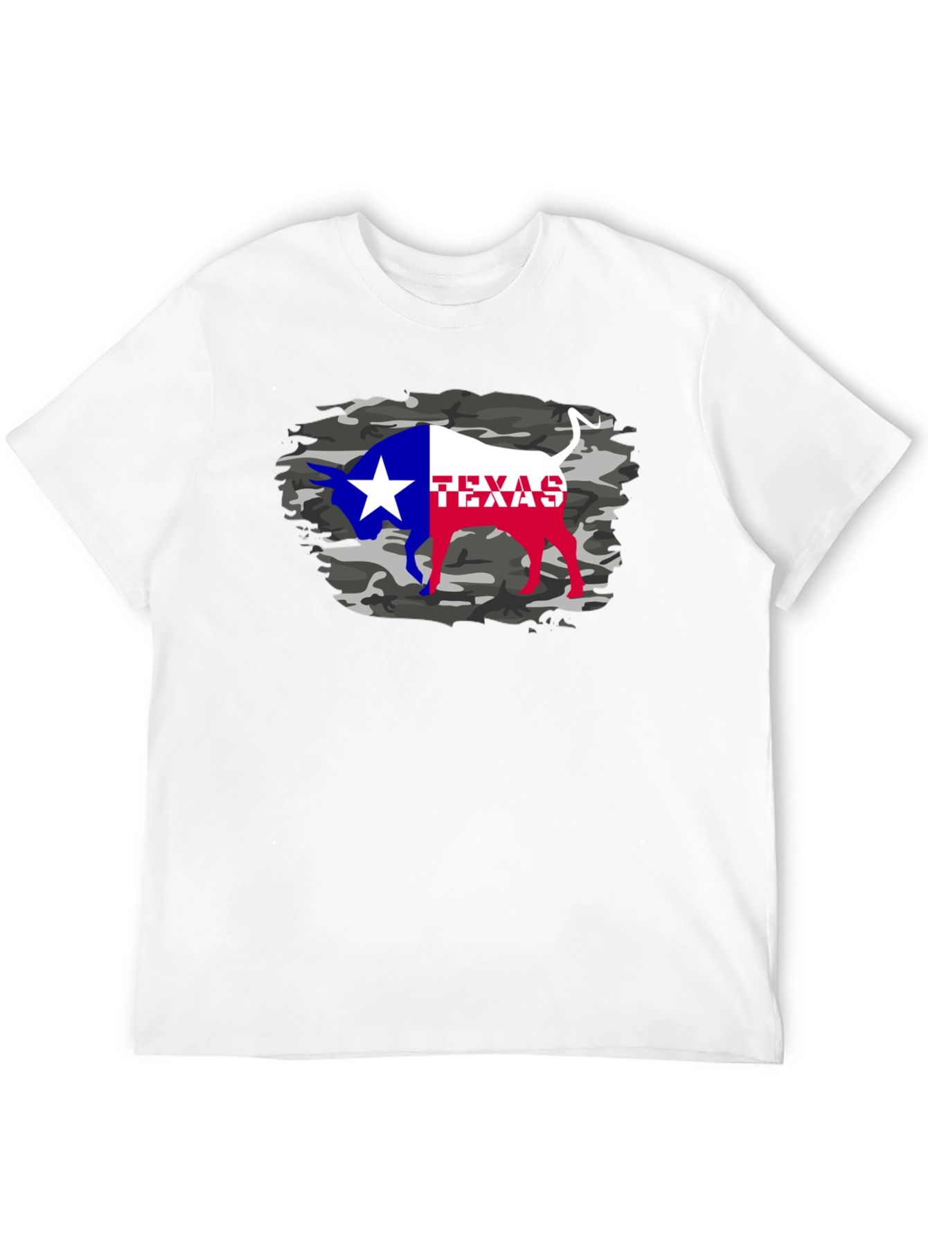 Texas Bull Camo T-Shirt