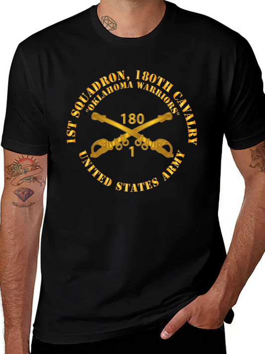 180th Cavalry Oklahoma Warriors T-Shirt