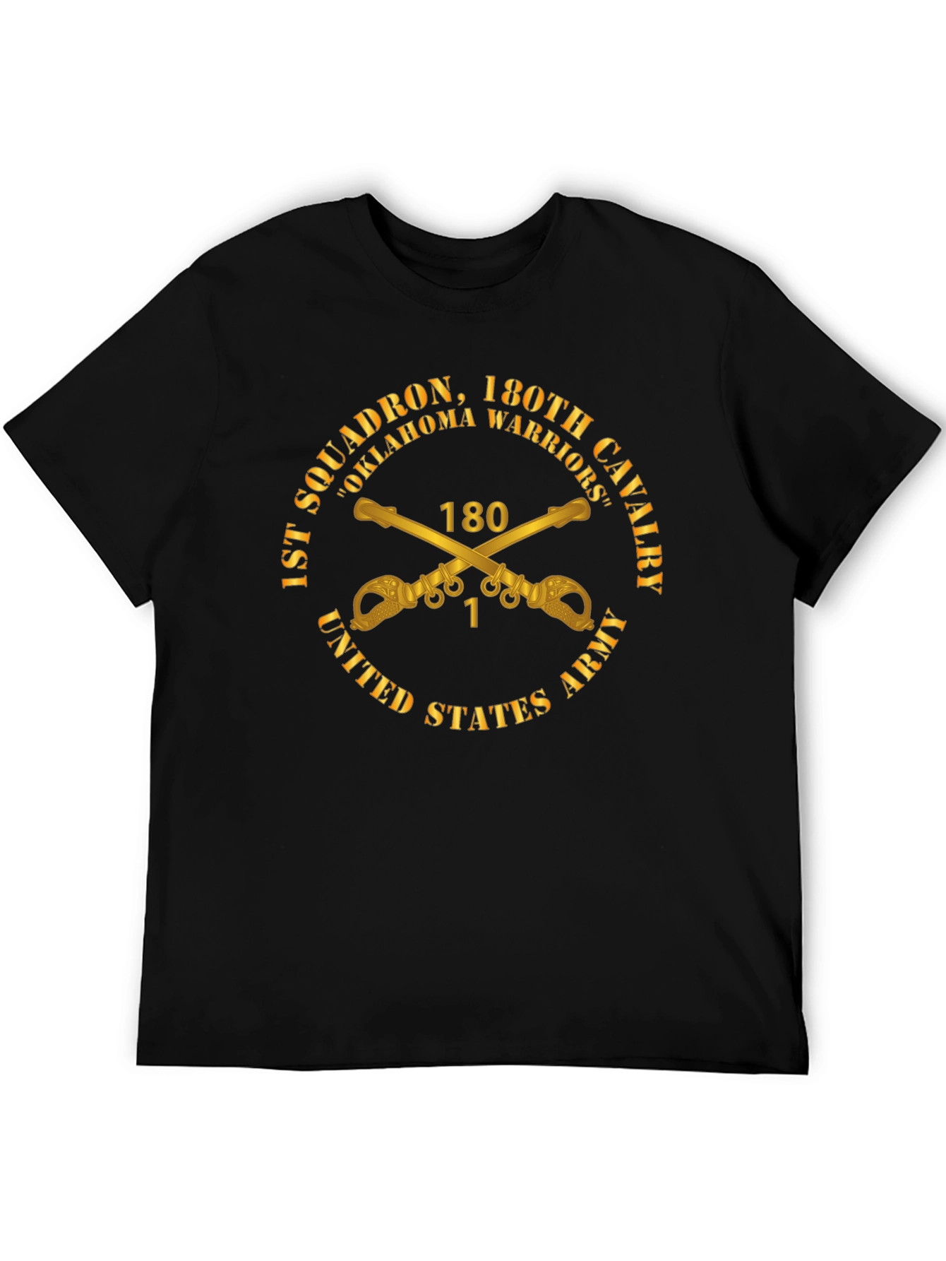180th Cavalry Oklahoma Warriors T-Shirt