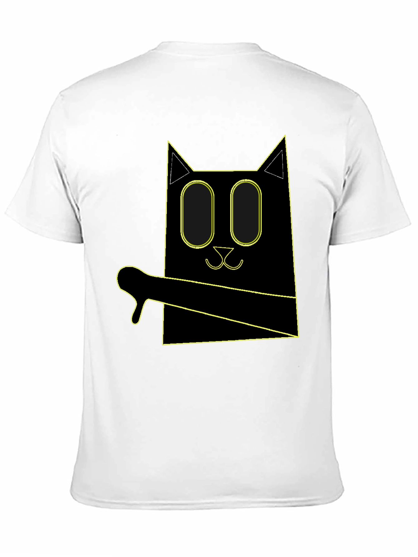Geometric Cat T-Shirt
