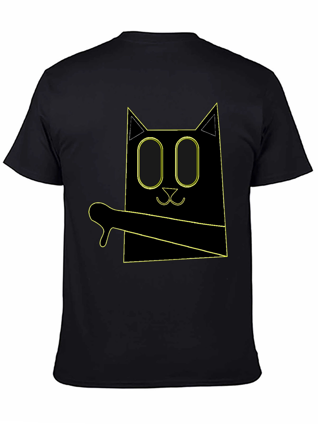 Geometric Cat T-Shirt
