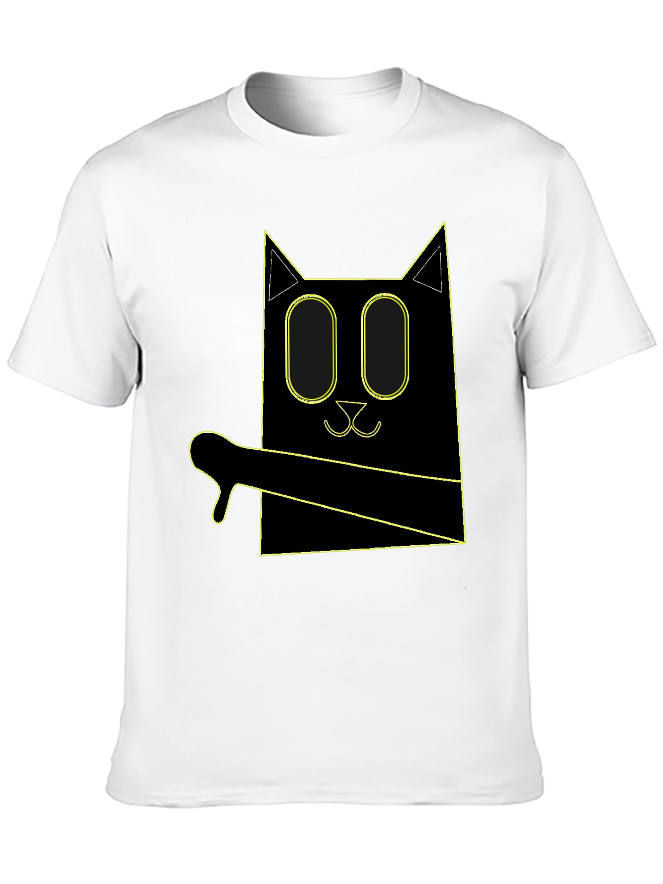 Geometric Cat T-Shirt