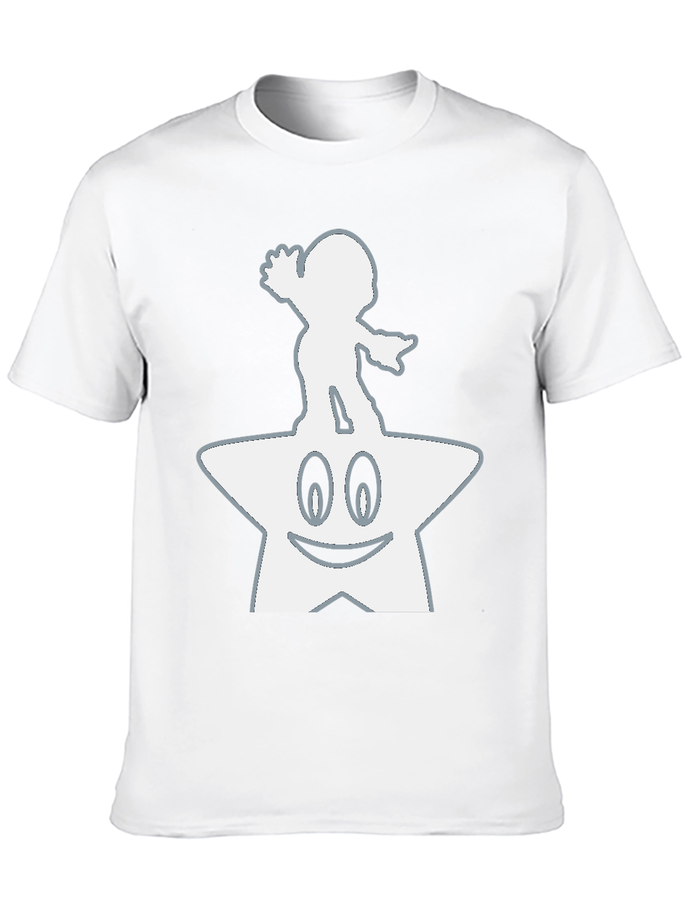 Mario Star Power Black Tee