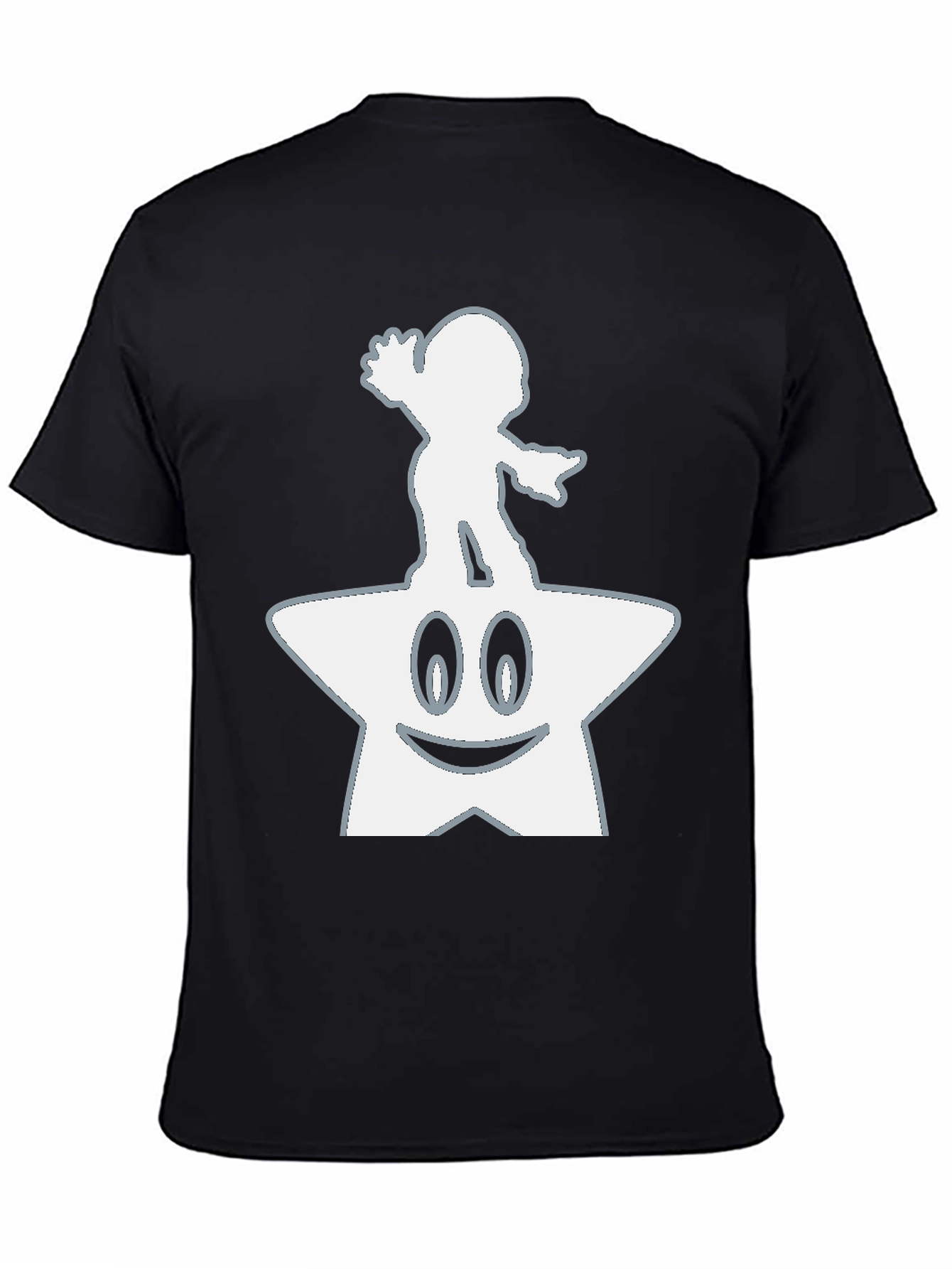 Mario Star Power Black Tee