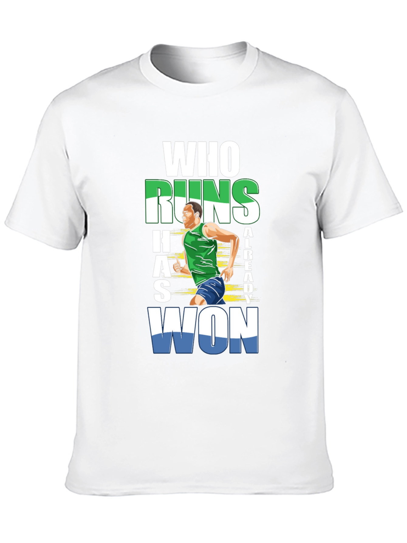 Who Runs Has Already Won Graphic Tee