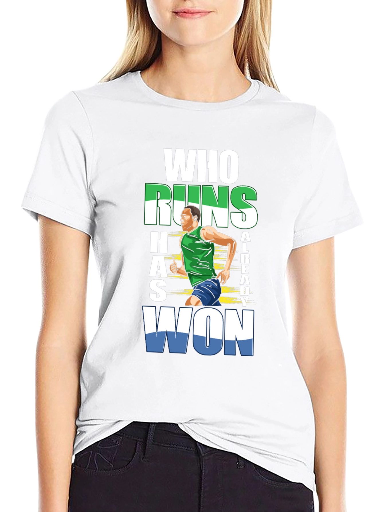 Who Runs Has Already Won Graphic Tee