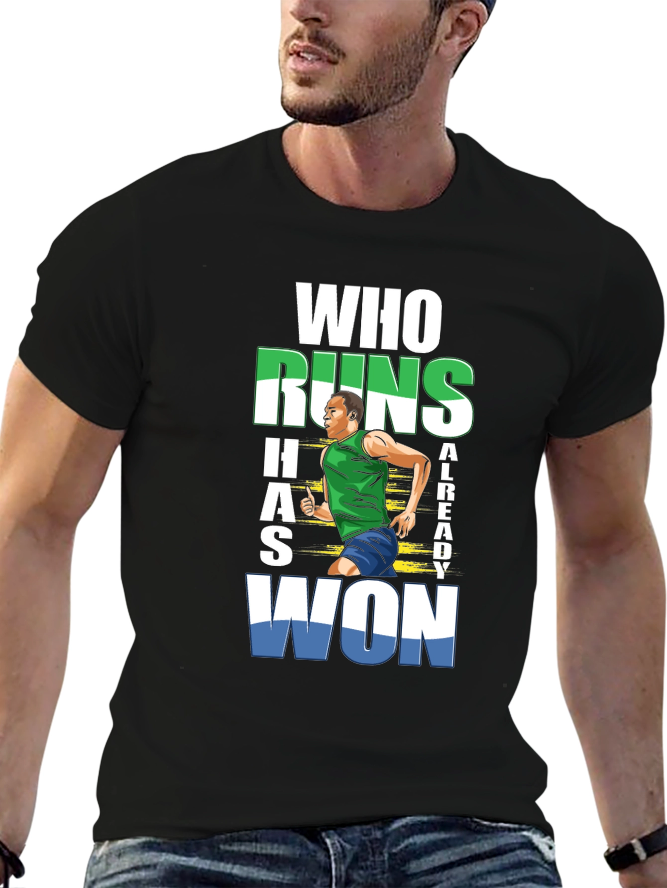 Who Runs Has Already Won Graphic Tee