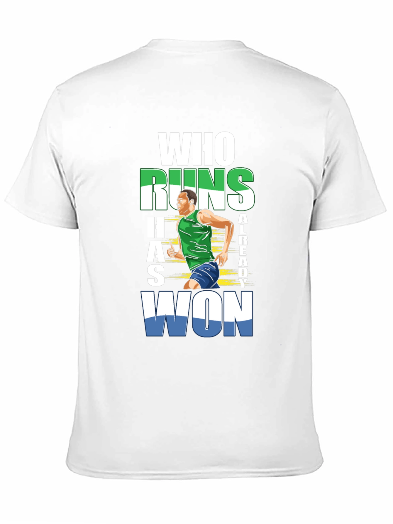 Who Runs Has Already Won Graphic Tee