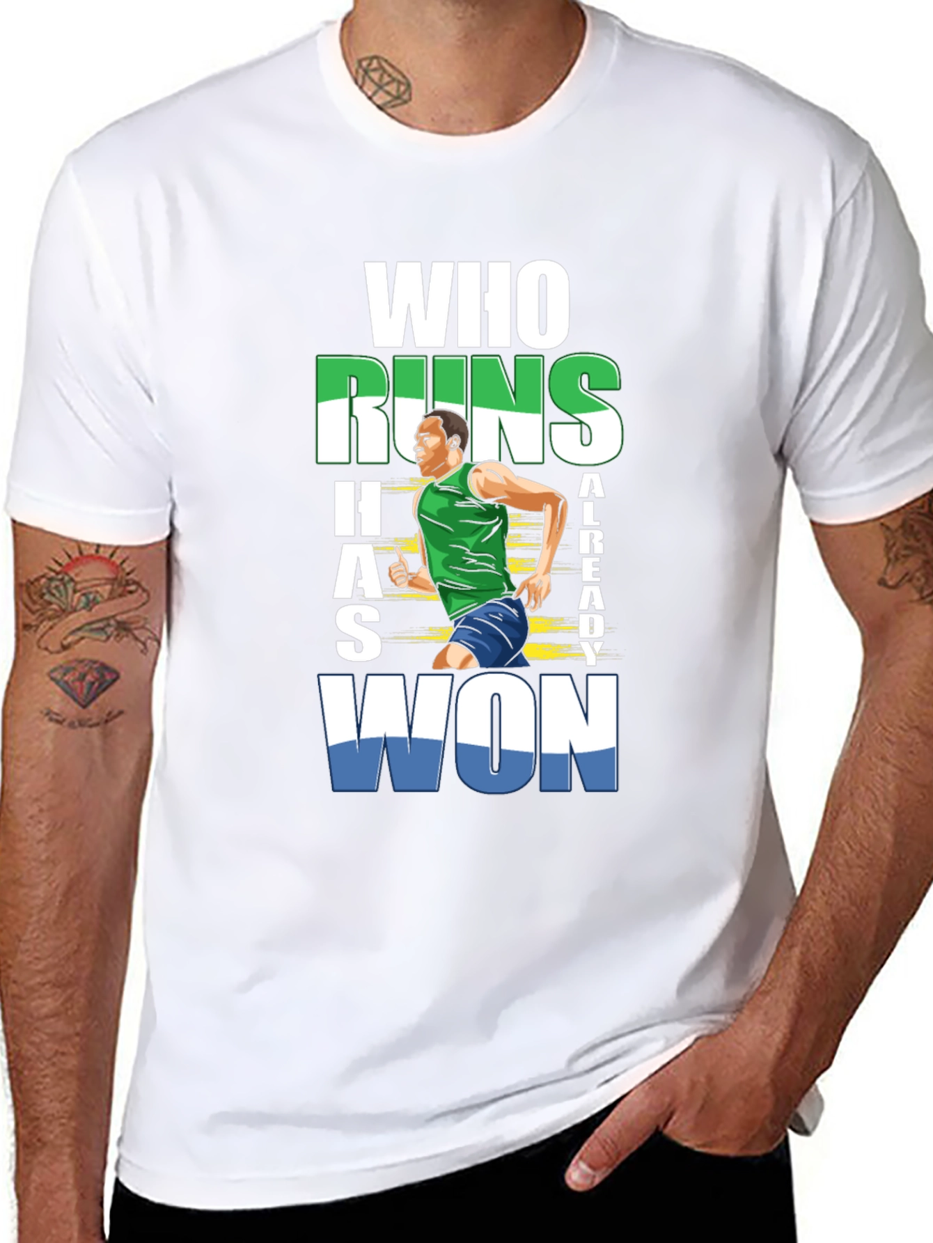 Who Runs Has Already Won Graphic Tee