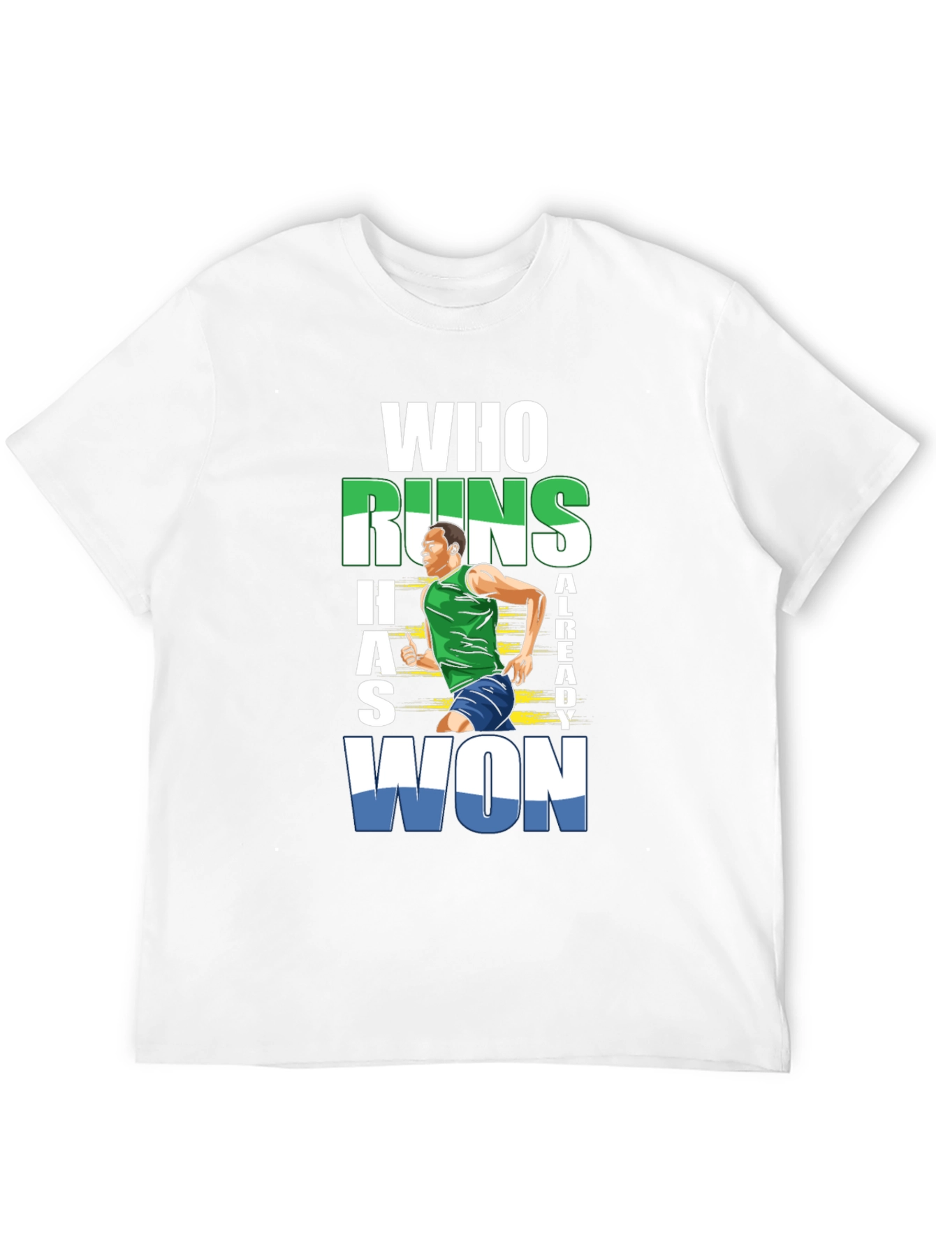 Who Runs Has Already Won Graphic Tee