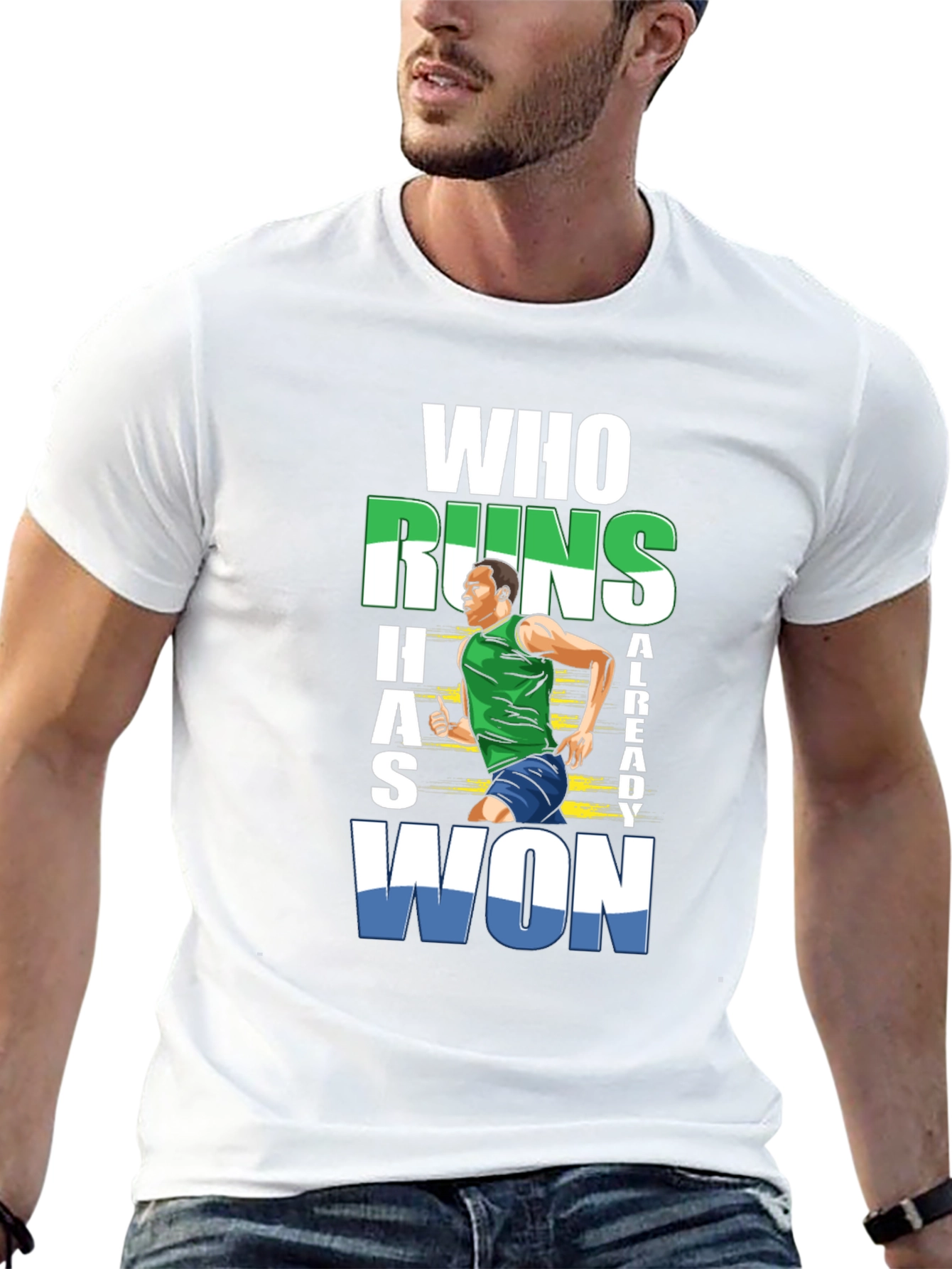 Who Runs Has Already Won Graphic Tee