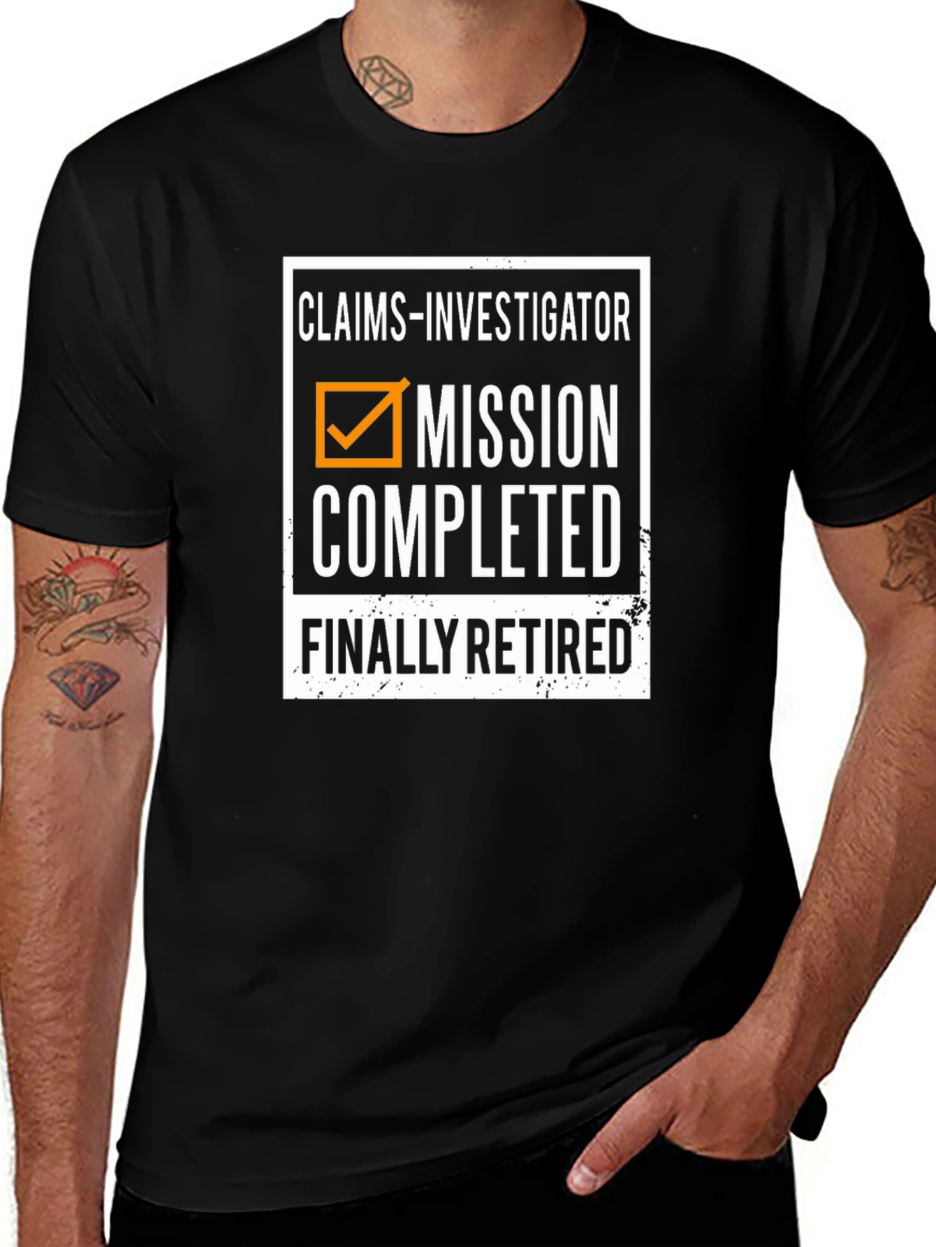 Claims Investigator Retired T-Shirt - Mission Completed!