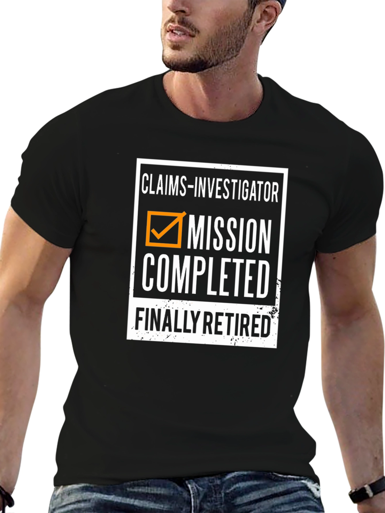 Claims Investigator Retired T-Shirt - Mission Completed!