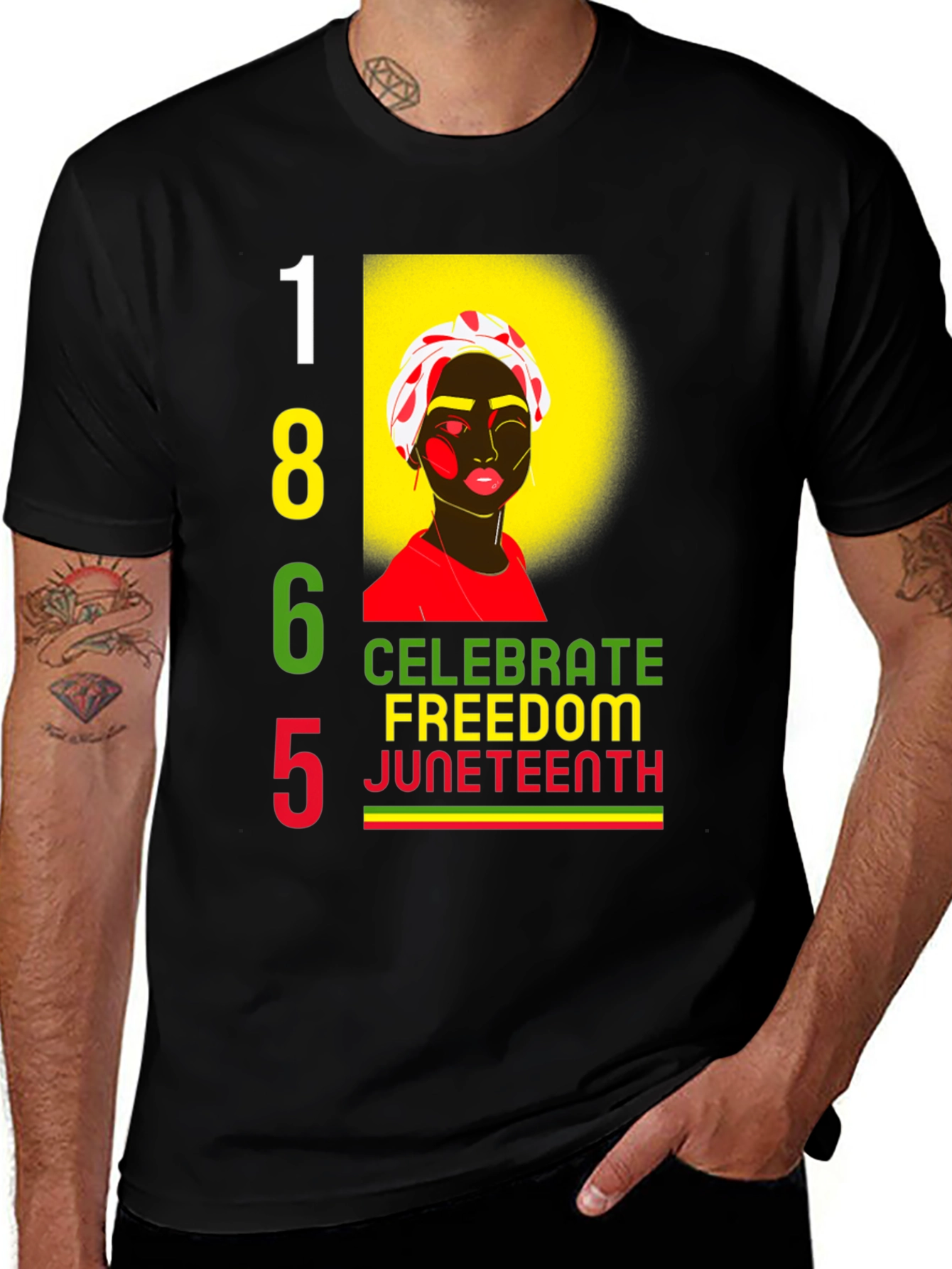 Juneteenth T-Shirt Celebrate Freedom 1865 Black History Tee