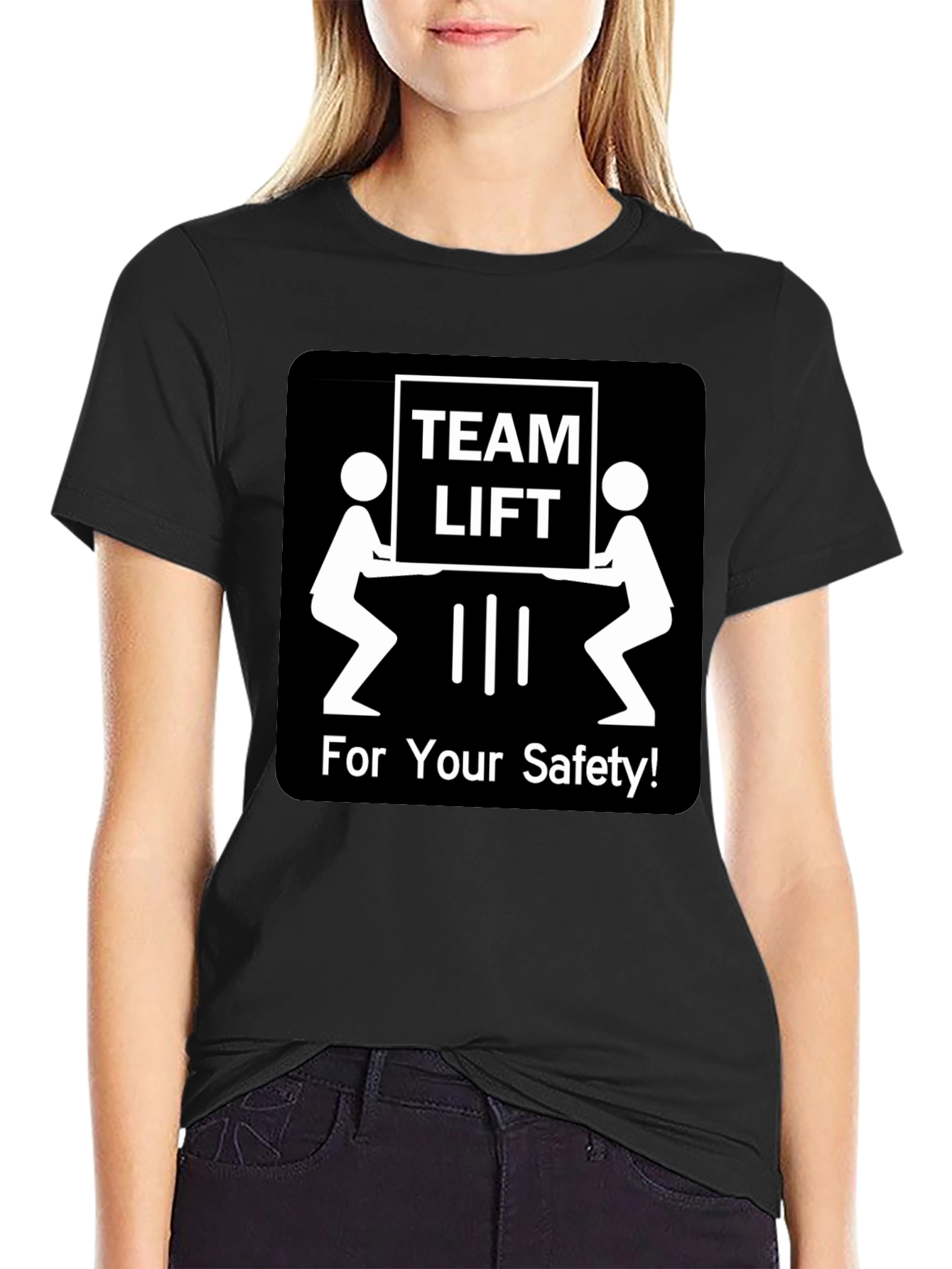 Team Lift Safety T-Shirt - Funny Workplace Tee