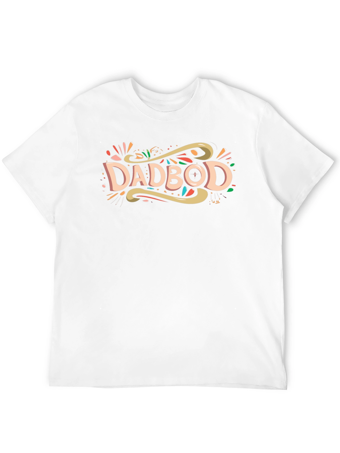 Dadbod Graphic Tee - Comfortable Black T-Shirt