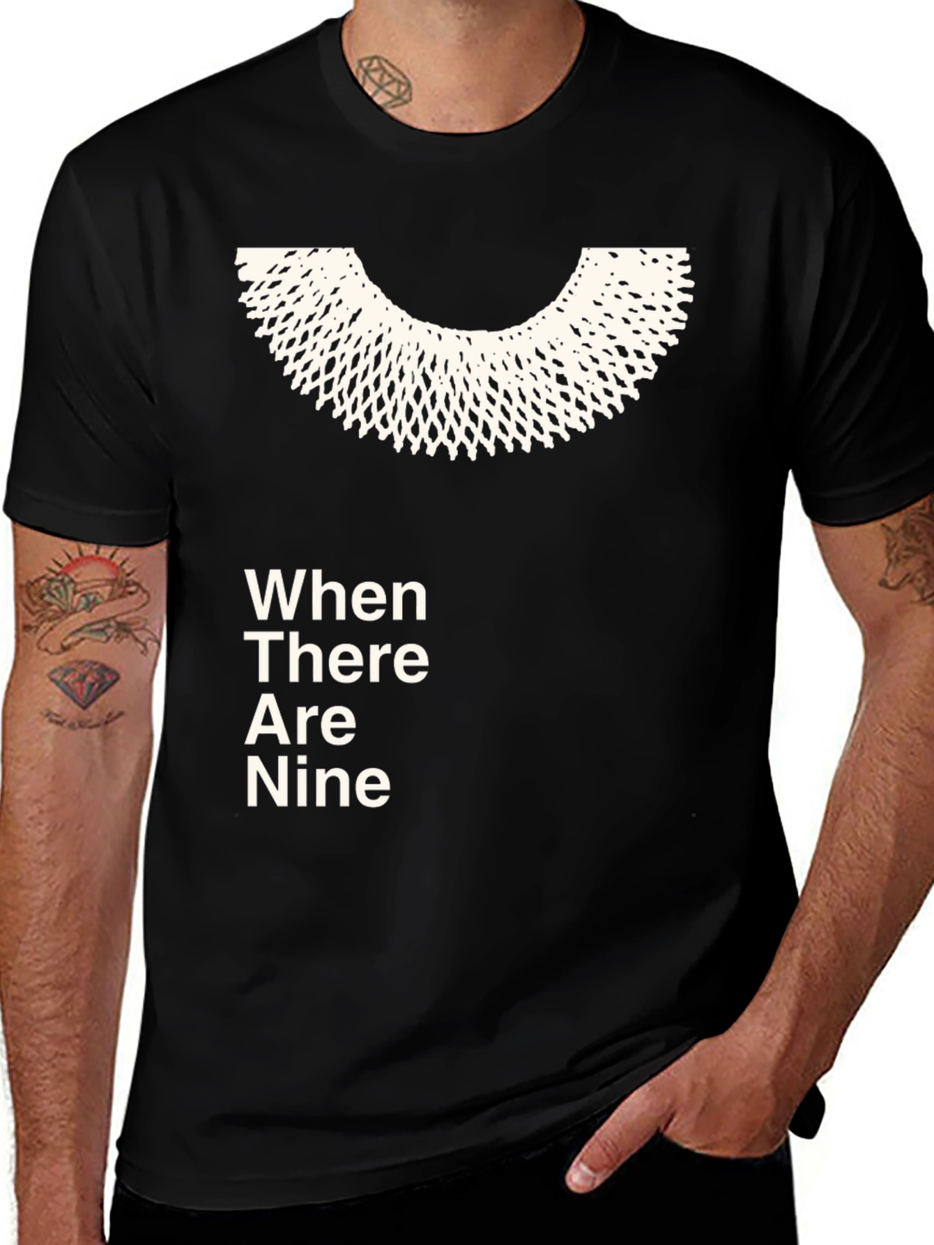 When There Are Nine T-Shirt RBG Feminist Justice