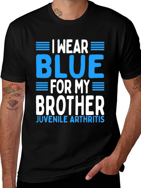 I Wear Blue for My Brother Juvenile Arthritis Awareness T-Shirt