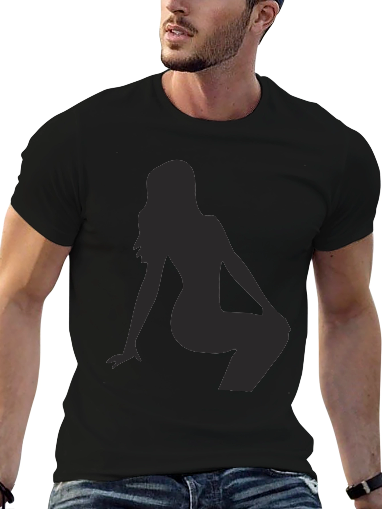 Silhouette Graphic Tee - Modern Minimalist Design