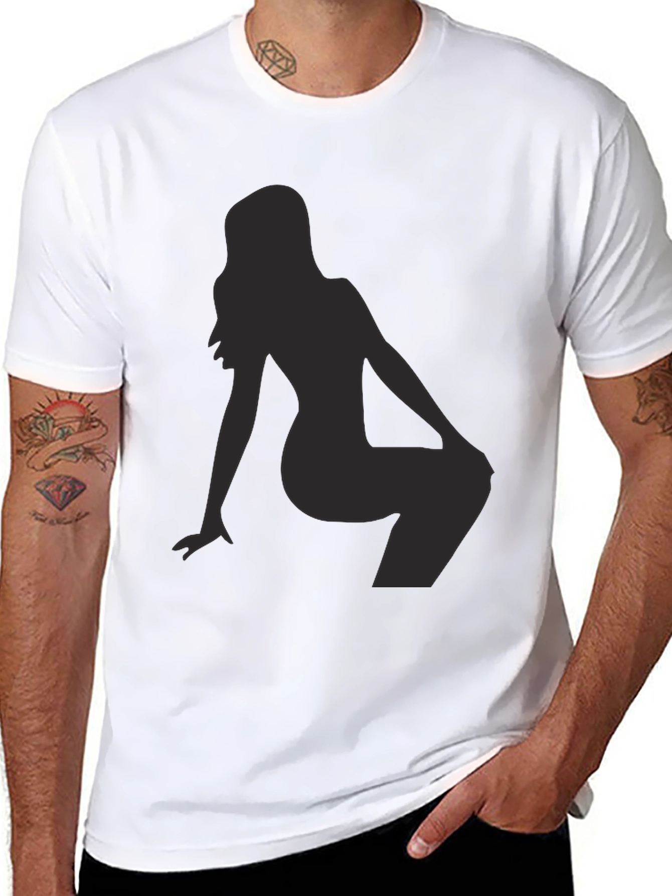 Silhouette Graphic Tee - Modern Minimalist Design