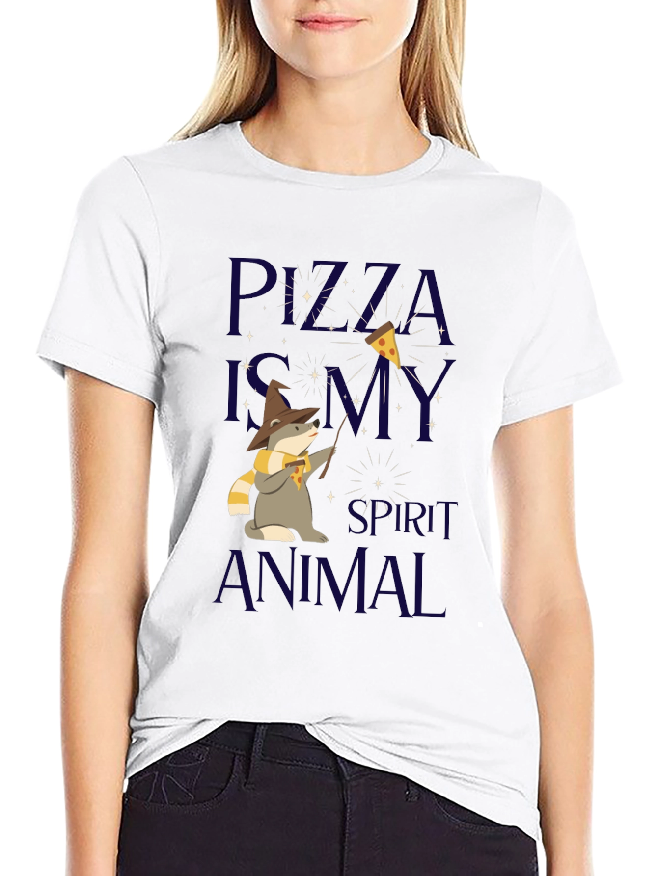 Pizza Wizard Spirit Animal T-Shirt