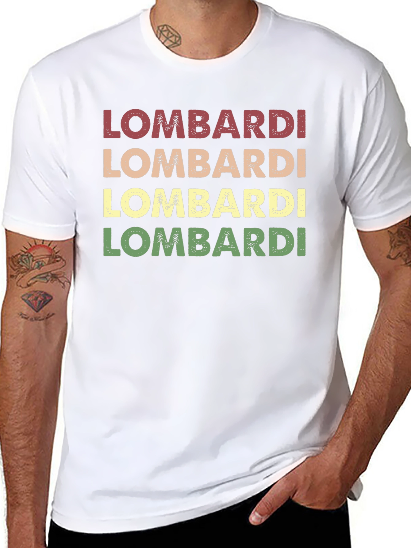 Lombardi Retro Graphic Tee - Black