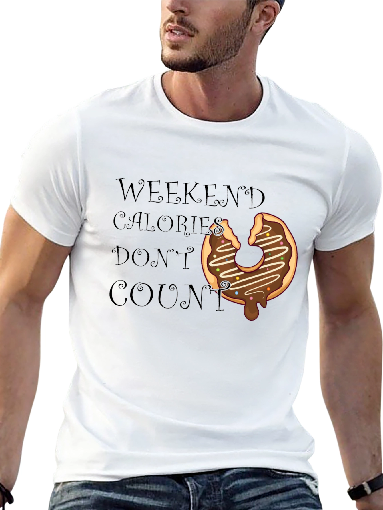 Weekend Calorie Donut Graphic Tee