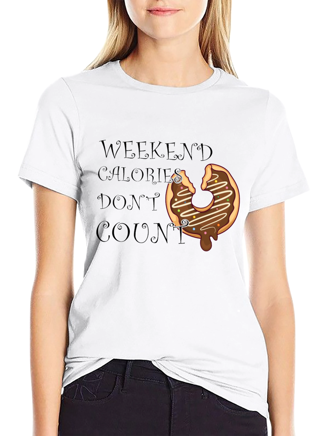 Weekend Calorie Donut Graphic Tee