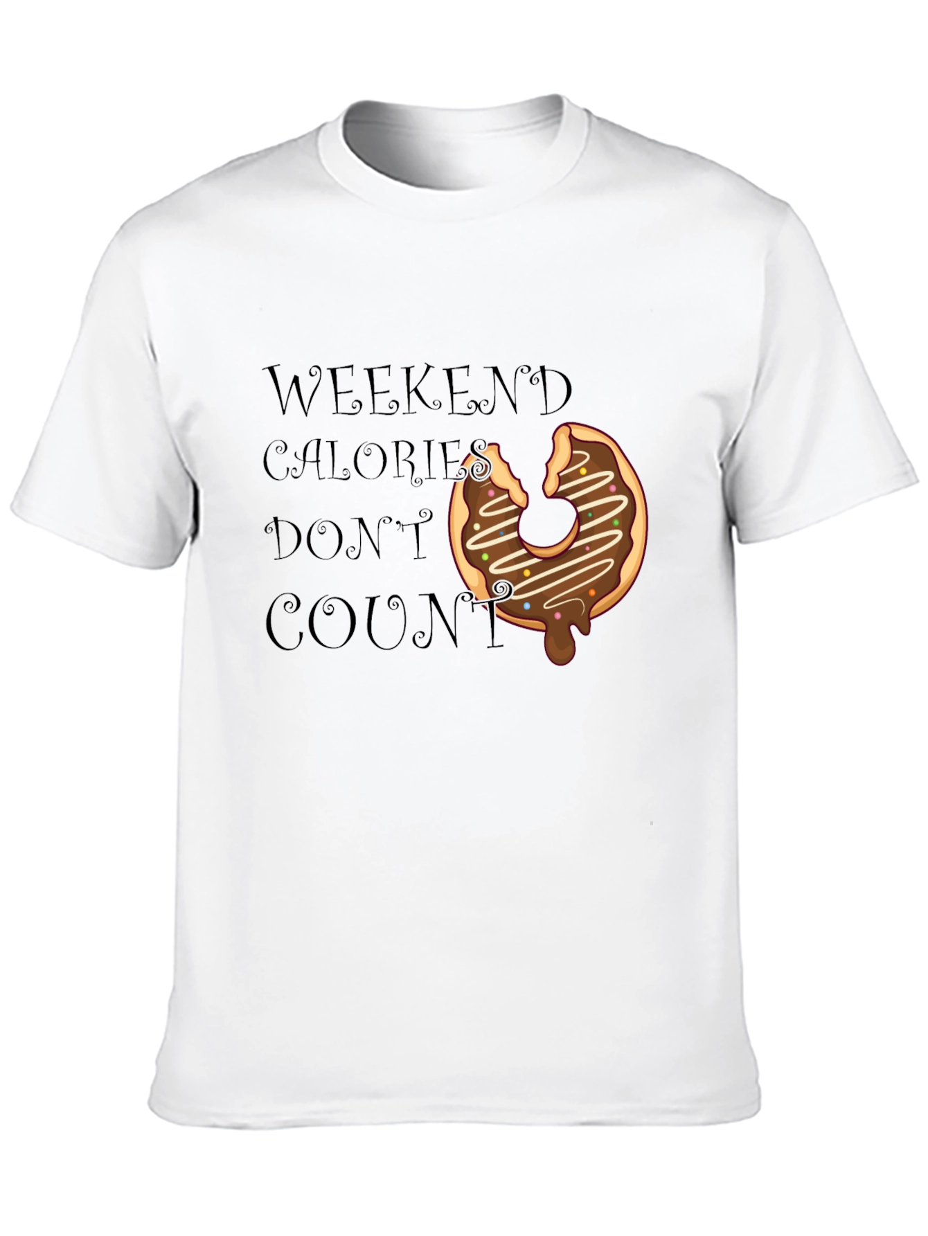 Weekend Calorie Donut Graphic Tee