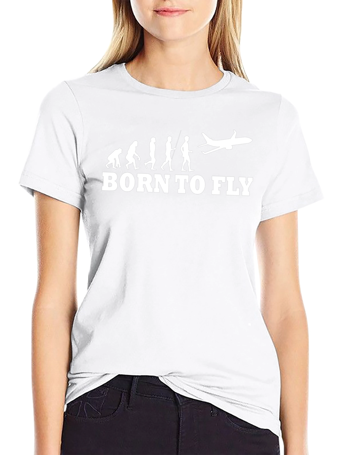 Born To Fly T-Shirt - Aviation Evolution Tee