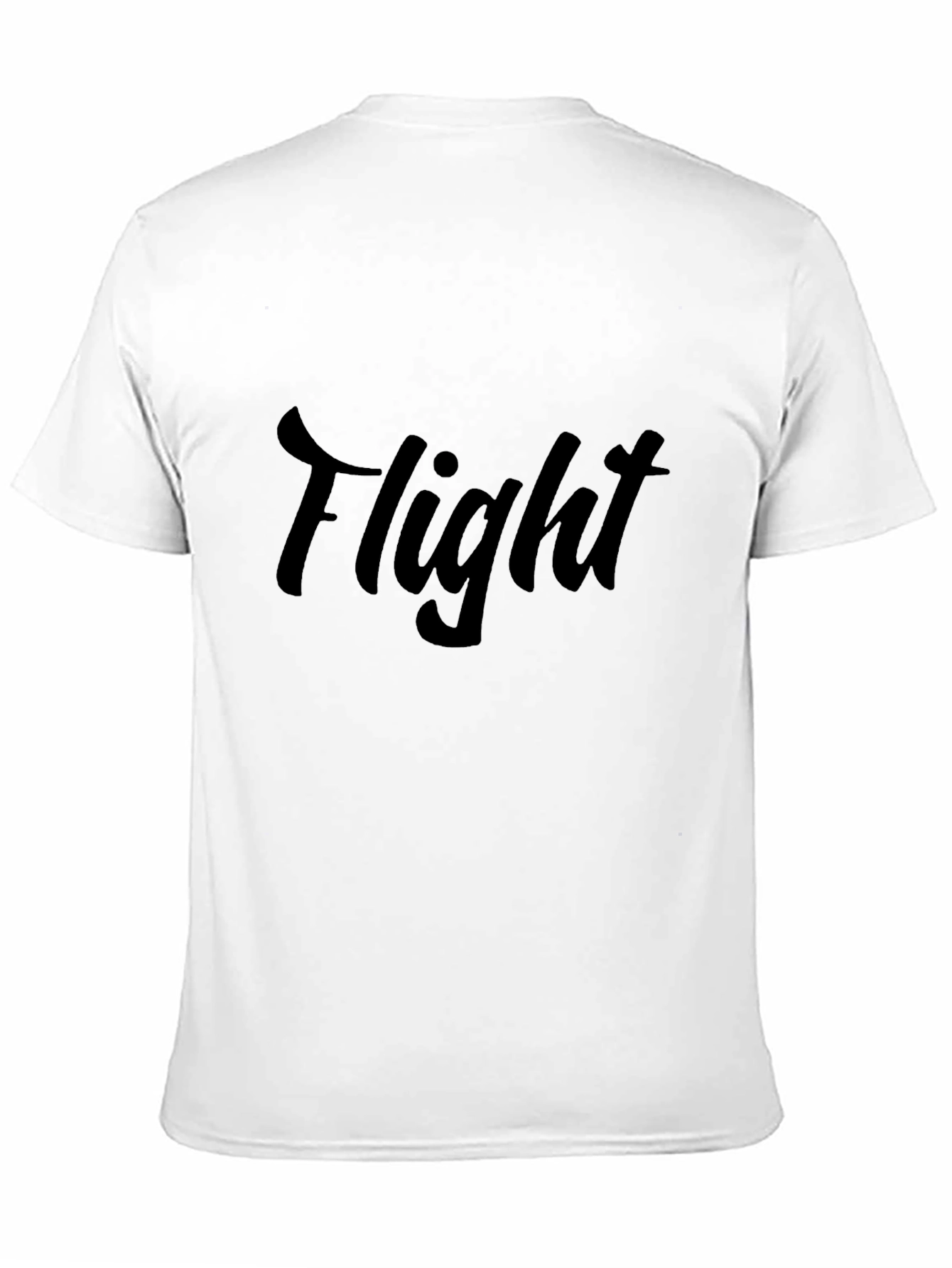 Flight Graphic Tee - Mens Casual Black T-Shirt