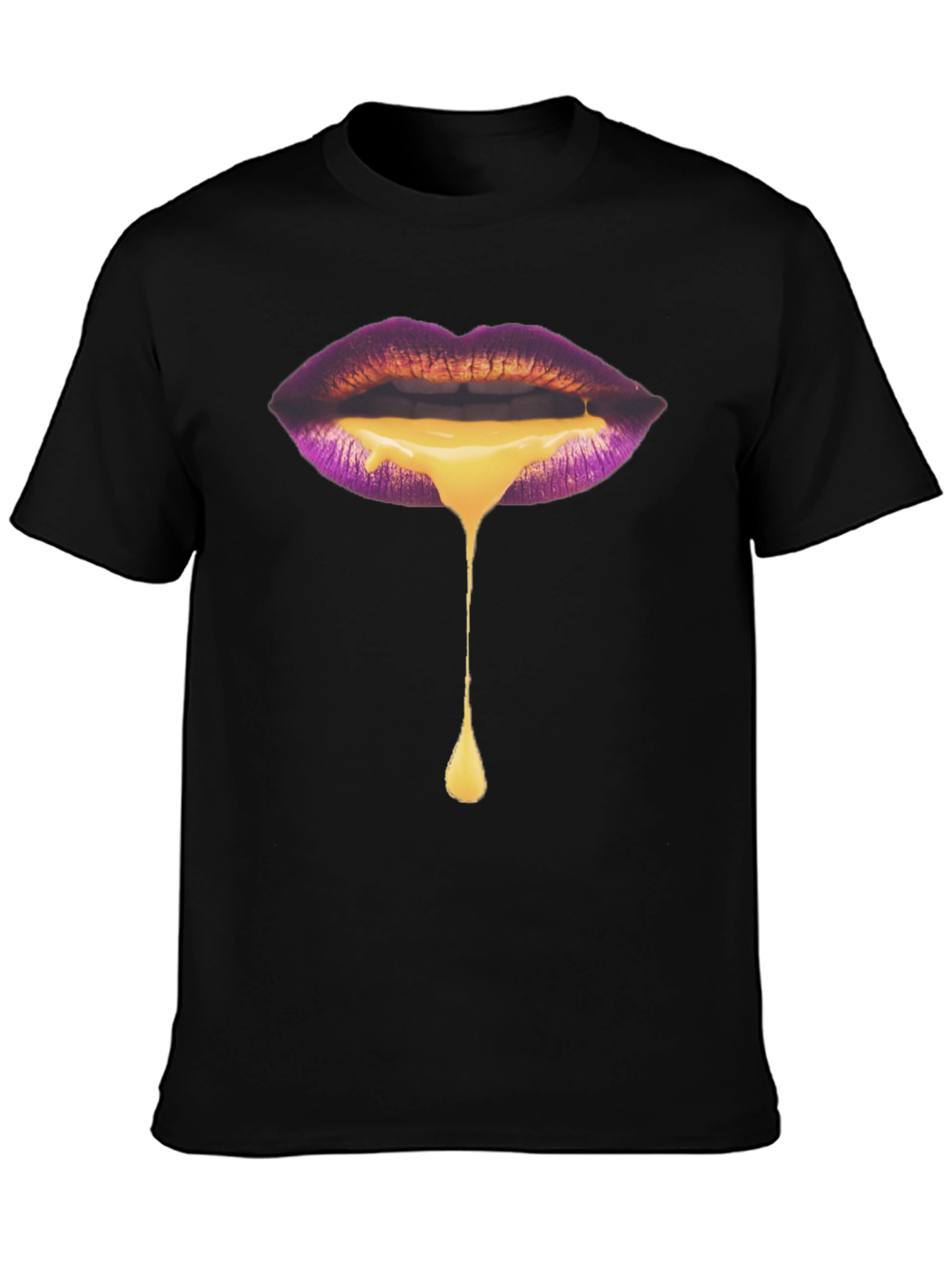 Melting Lips Graphic T-Shirt