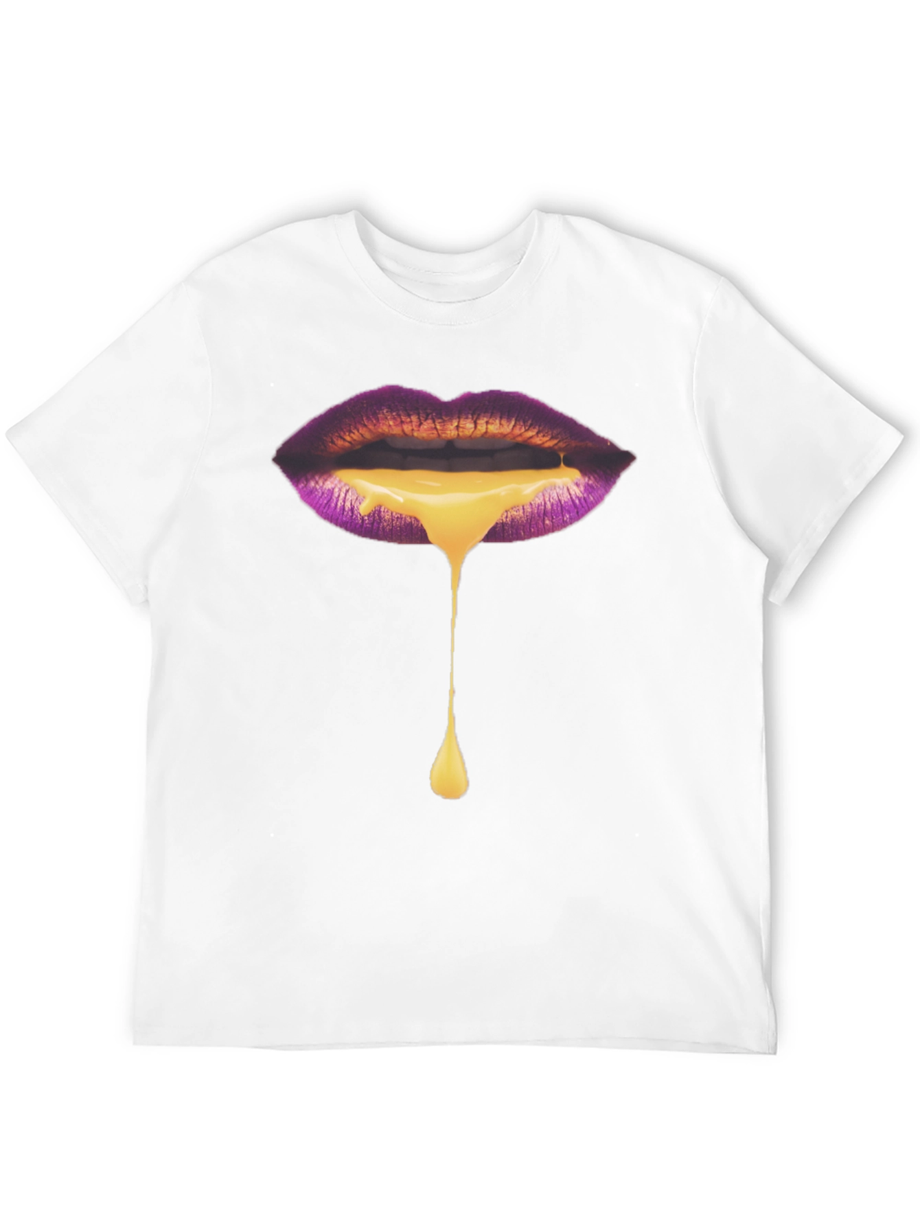 Melting Lips Graphic T-Shirt
