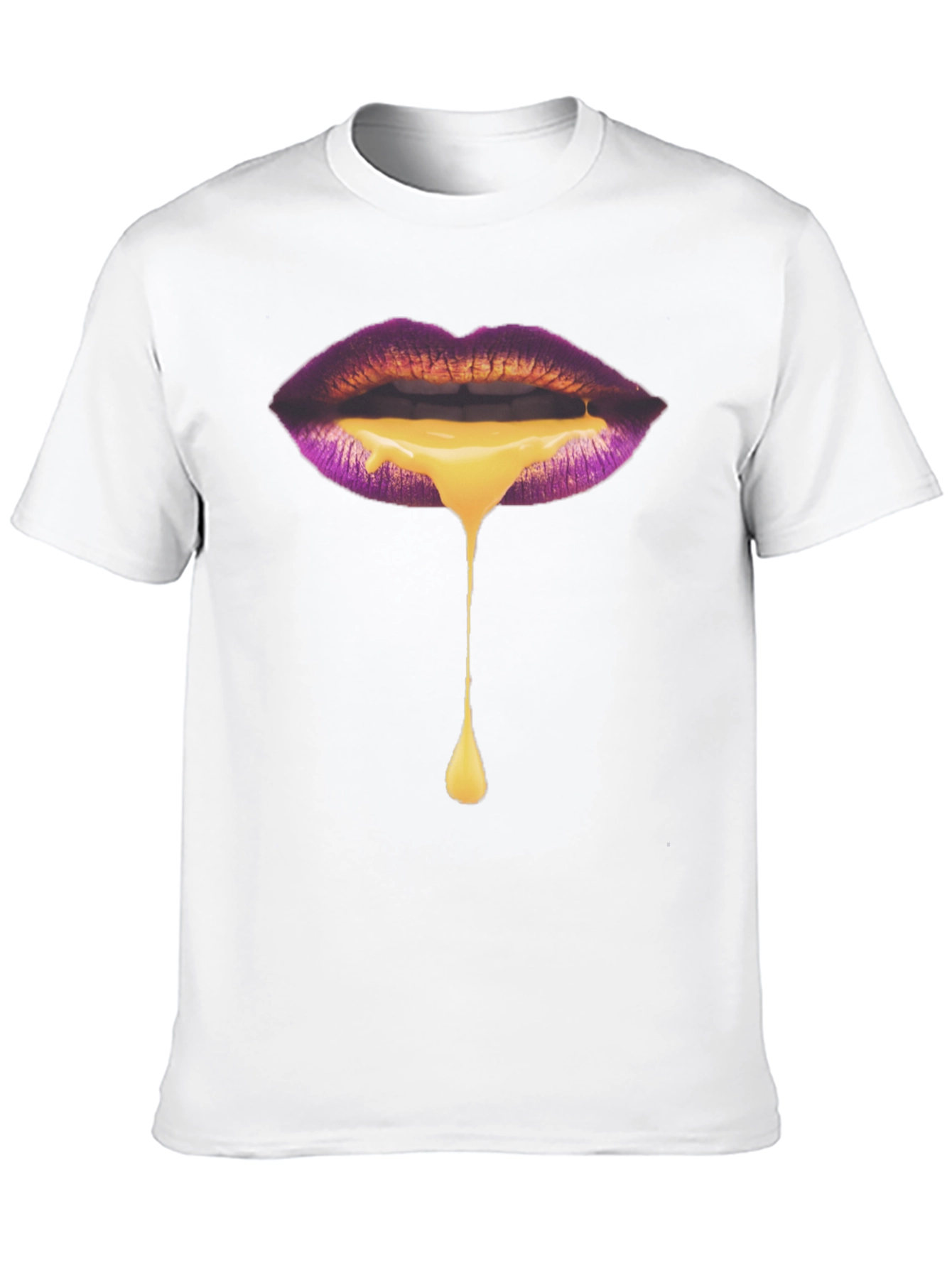 Melting Lips Graphic T-Shirt