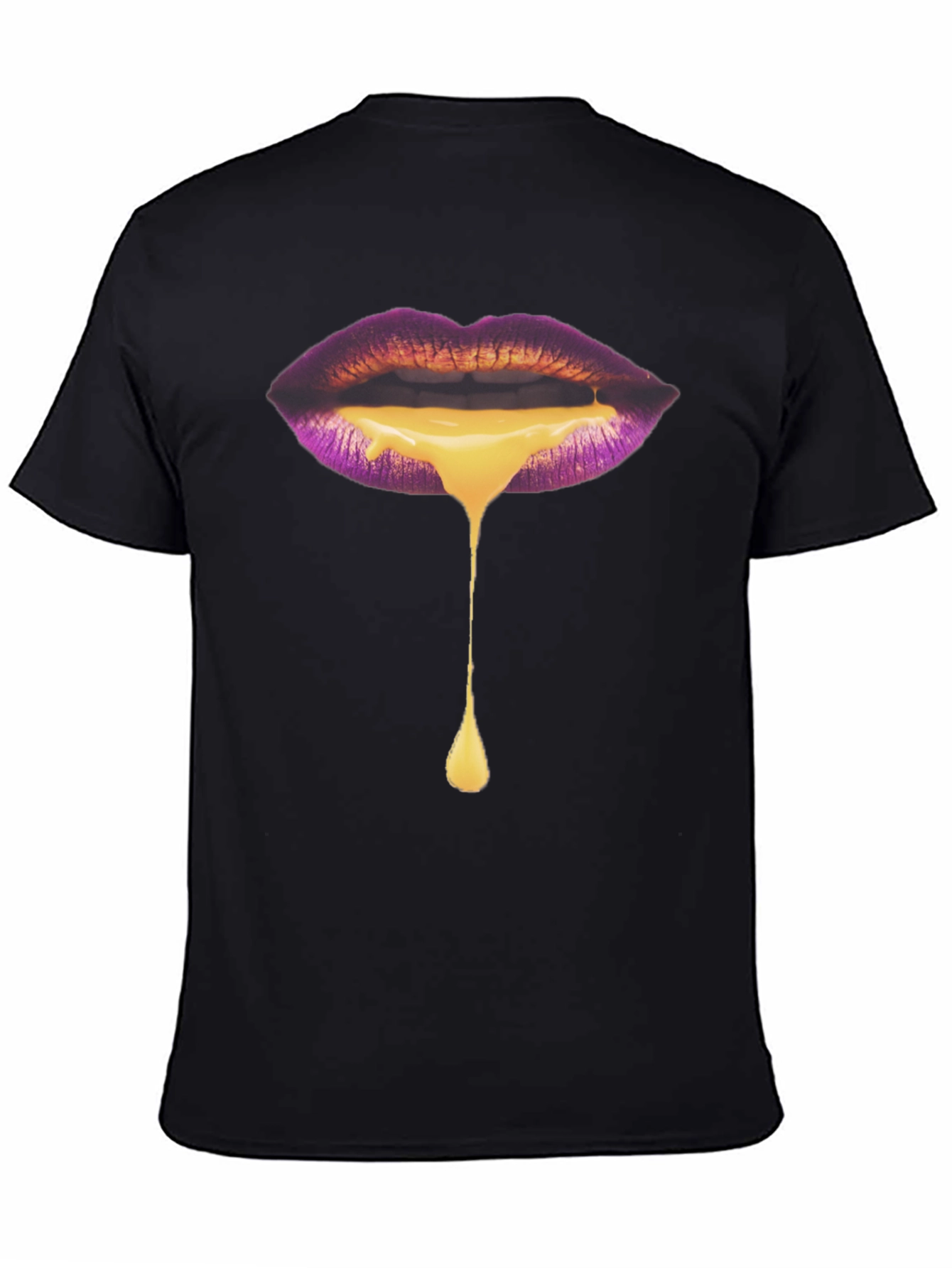 Melting Lips Graphic T-Shirt